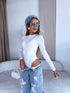 Long Sleeve Bodysuit "BASIC" - WHITE